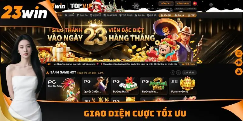 23WIN 9 Giao diện cược tối ưu