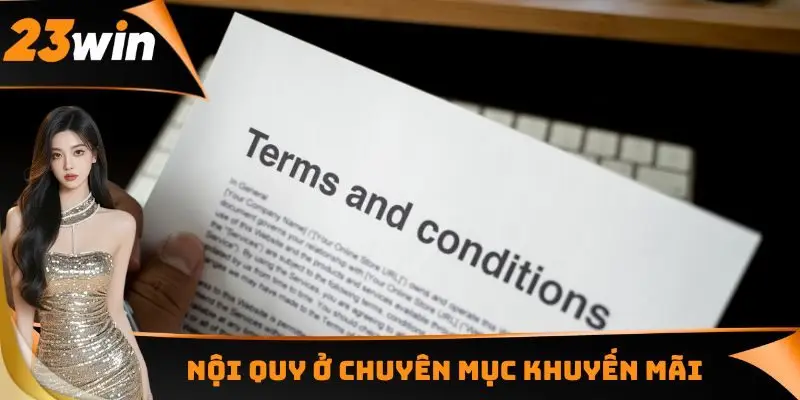 Nội quy ở chuyên mục khuyến mãi