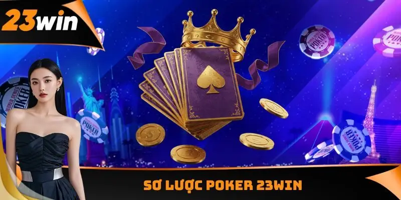 Poker 23WIN - Trò Chơi Trí Tuệ Cao Với Tỷ Lệ Thắng Khủng 1 Sơ lược Poker 23WIN
